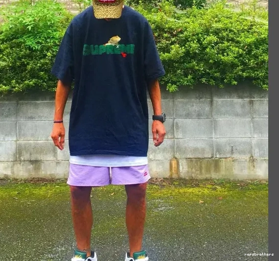 L XL T-shirt S Lizard Short Environmental Tee sleeved Green Logo Black M White 20SS Plant 0803